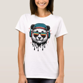 panda hiphop t-shirt