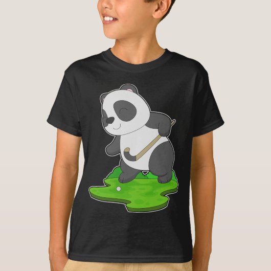 Panda Hockey stick T-shirt (Voorkant)