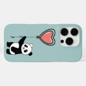 Panda Holding Heart Balloon - Zoet Case-Mate iPhone Case (Achterkant (horizontaal))