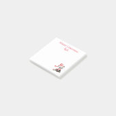 Panda Holiday Merry en Joy Post-it® Notes (Schuin)