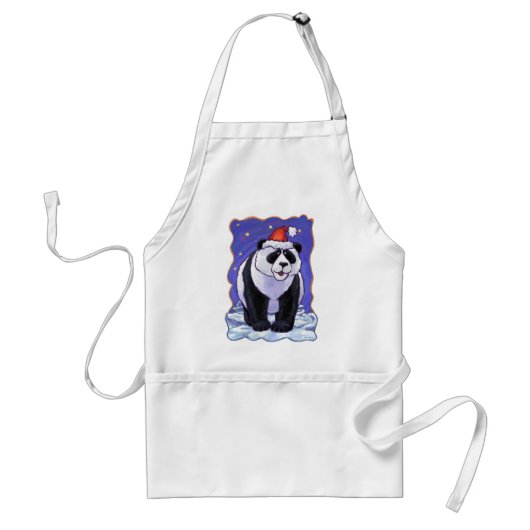 Panda Holiday Standaard Schort (Voorkant)