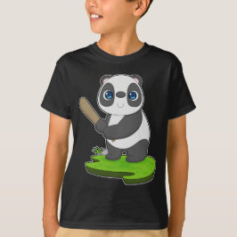 Panda honkbalknuppel t-shirt