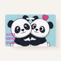 Panda Hug Budget Notebook – Cute Planner for Savin