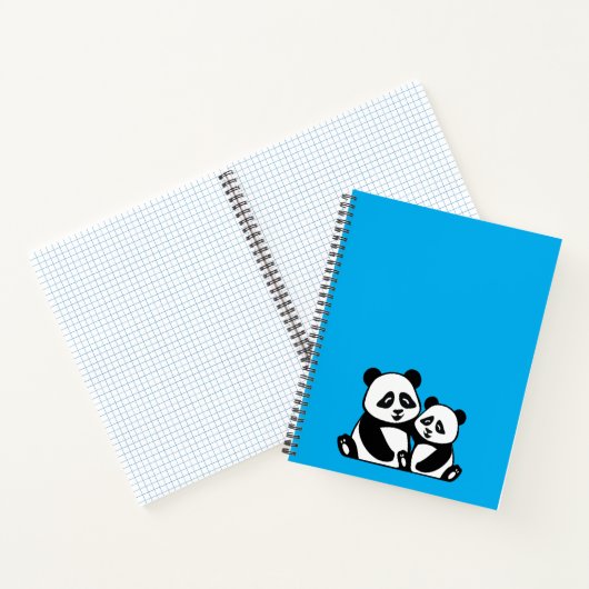 Panda Hugging Notitieboek (Binnen)
