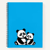 Panda Hugging Notitieboek (Voorkant)