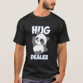 Panda Hugs Hug Dealer Panda T-shirt (Voorkant)