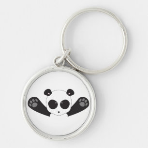 Panda Hugs Sleutelhanger