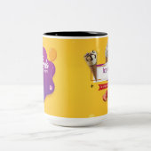 Panda Ice Cream Cup Tweekleurige Koffiemok (Center)