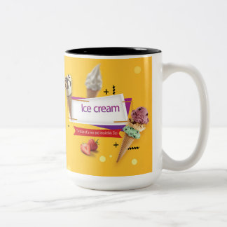 Panda Ice Cream Cup Tweekleurige Koffiemok