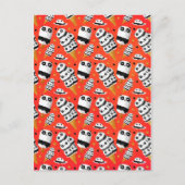 Panda Ice Cream Pattern Briefkaart (Voorkant)