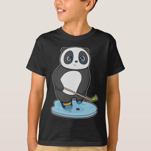 Panda Ice Hockey Ice hockey T-shirt (Voorkant)