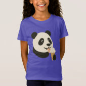 Panda Ijsje Kinder T-Shirt (Voorkant)