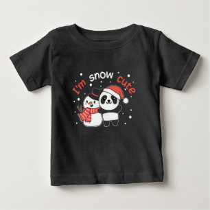 Panda Ik ben Sneeuwverkuffer Snowman Snow Pun