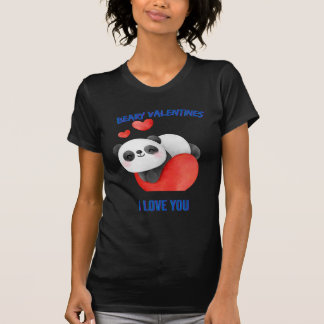 Panda ik hou van je Valentijnse-Vriendin T-shirt
