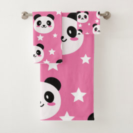 Panda Illustratie Bad Handdoek