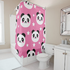 Panda Illustratie Douchegordijn