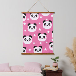 Panda Illustratie Hangend Wandkleed