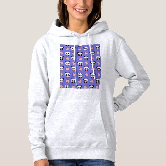 Panda illustratie ontwerp Hoodie (Voorkant)