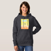 Panda-illustratie ontwerp Hoodie (Voorkant volledig)