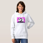 Panda-illustratie ontwerp Hoodie (Voorkant volledig)