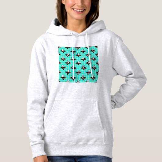 Panda illustratie ontwerp Hoodie (Voorkant)