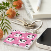 Panda Illustratie Sleutelhanger (Voorkant Rechts)