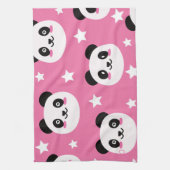 Panda Illustratie Theedoek (Verticaal)