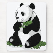 Panda Illustration Mousepad Muismat (Voorkant)