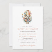 Panda in a Hot Air Balloon Kaart (Voorkant)