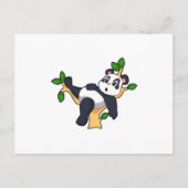 Panda in Boom Briefkaart (Voorkant)