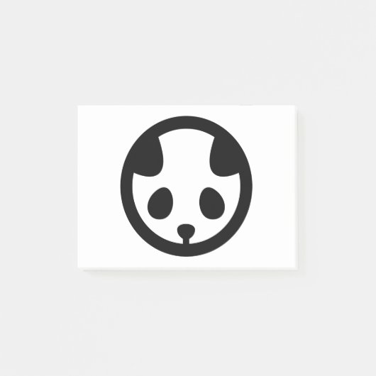 Panda in cirkel post-it® notes (Voorkant)