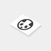 Panda in cirkel post-it® notes (Schuin)