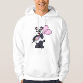 Panda in Darts met Dart Hoodie (Voorkant)