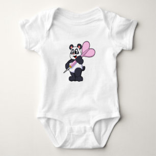 Panda in Darts met Dart Romper