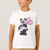 Panda in Darts met Dart T-shirt (Voorkant)