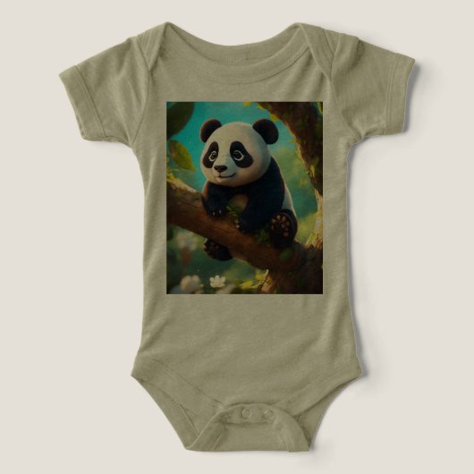 Panda in de betoverde boom (Design voorkant)
