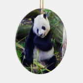 Panda in de dierentuin van San Diego Keramisch Ornament (Rechts)