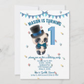 Panda in de hoogste stand - Aangepersonaliseerde v Kaart (Voorkant)