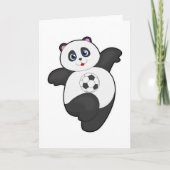 Panda in de sport kaart (Voorkant)