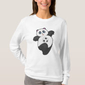 Panda in de sport t-shirt (Voorkant)