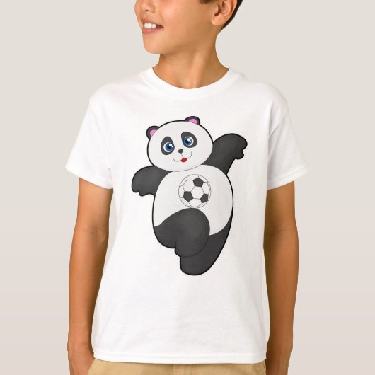 Panda in de sport t-shirt (Voorkant)