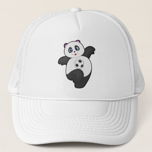 Panda in de sport trucker pet (Voorkant)