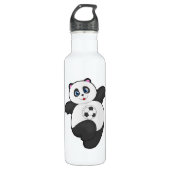 Panda in de sport waterfles  (Voorkant)