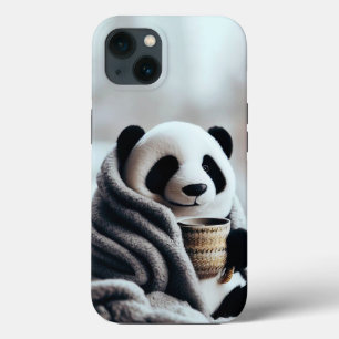 Panda in de winter Case-Mate iPhone case