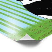 Panda in een Bamboo Forest print Foto Afdruk (Hoek)