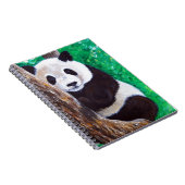 Panda in een Boom Schilderij Notitieboek (Rechterzijde)