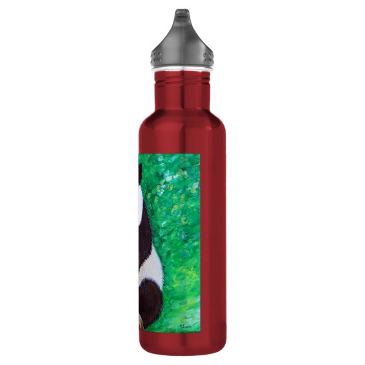 Panda in een boomschilderij waterfles  (Rechts)