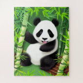 Panda in een bos in Bamboe , puzzle Legpuzzel (Verticaal)