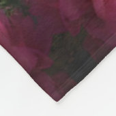 Panda in een Fantasy Garden Fleece Deken (Hoek)