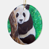 Panda in een Ornament van het Schilderen van de Bo (Links)